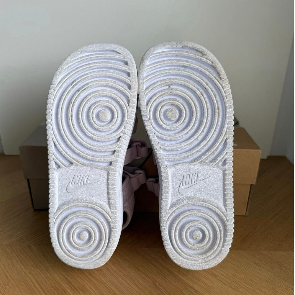 Nike Icon Classic Barely Pink/ White Women Platform Sandals - SZ 9 - Picture 7 of 8